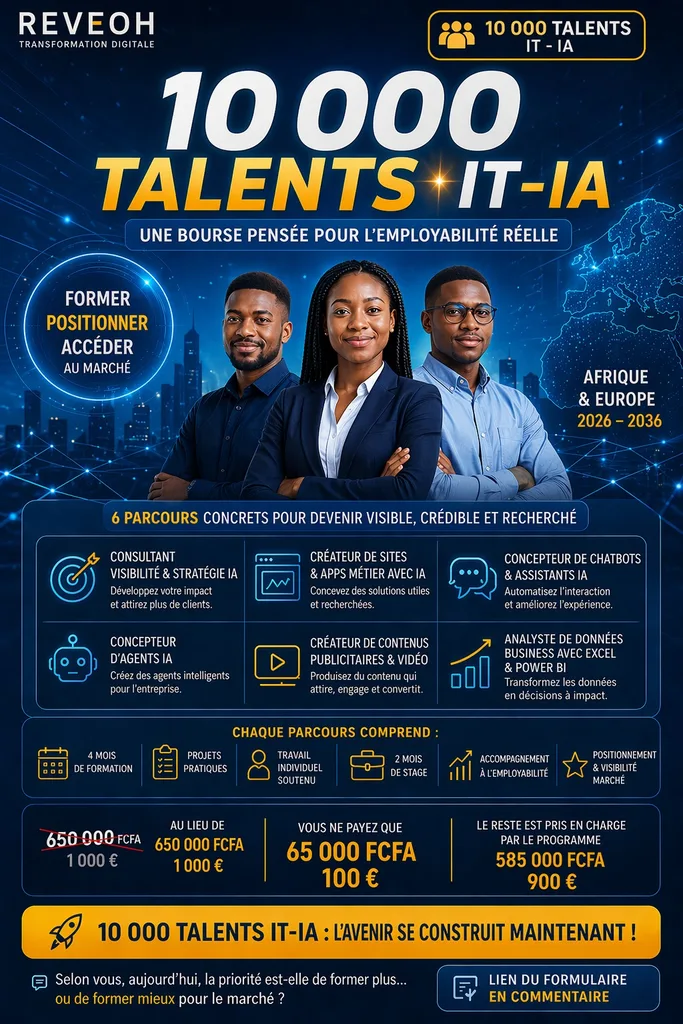 Présentation du programme 10000 Talents IT IA