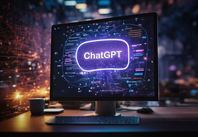 Interface de ChatGPT développé par OpenAI
